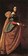 Francisco de Zurbaran St.Elizabeth of Portugal Sweden oil painting artist